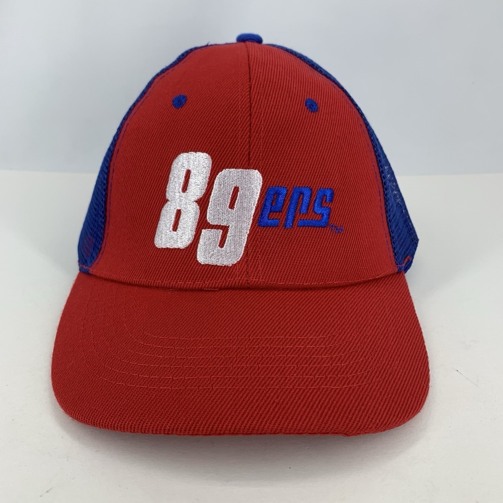 OKC 89ers Stadium Hat Red Blue Mesh Snapback Oklahoma City MiLB Baseball Cap
